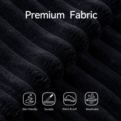 Sofa,Comfy Teddy Fleece Love Seat Couch,Extra Deep Seats Sofas,Tool-Free Setup Couch with 2 Pillows