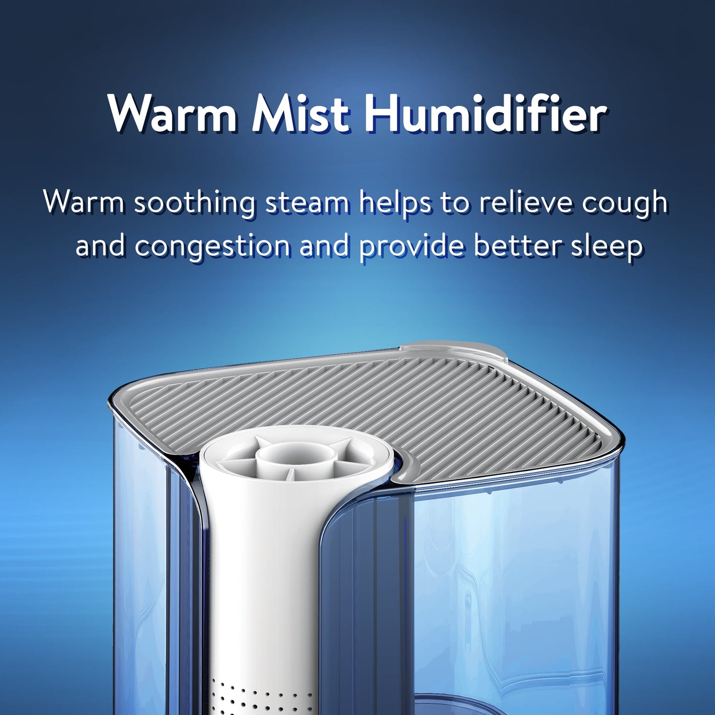 Patbrela 1.58 gal Warm & Cool Mist Top-Fill Humidifier with 20H Super Long Runtime,Automatic Shut-off Switch for Bedroom,Home,Large Room,Plants,Nursery,Office