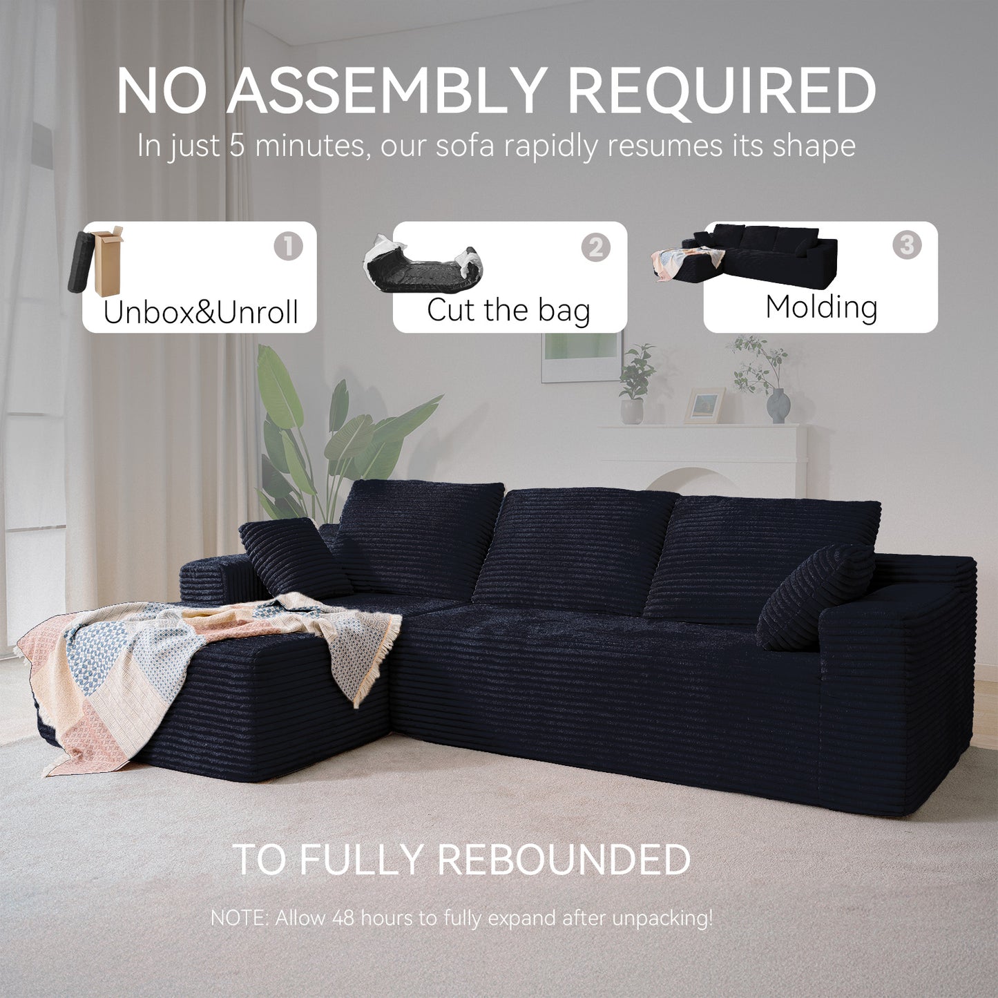 Sofa,Comfy Teddy Fleece Love Seat Couch,Extra Deep Seats Sofas,Tool-Free Setup Couch with 2 Pillows