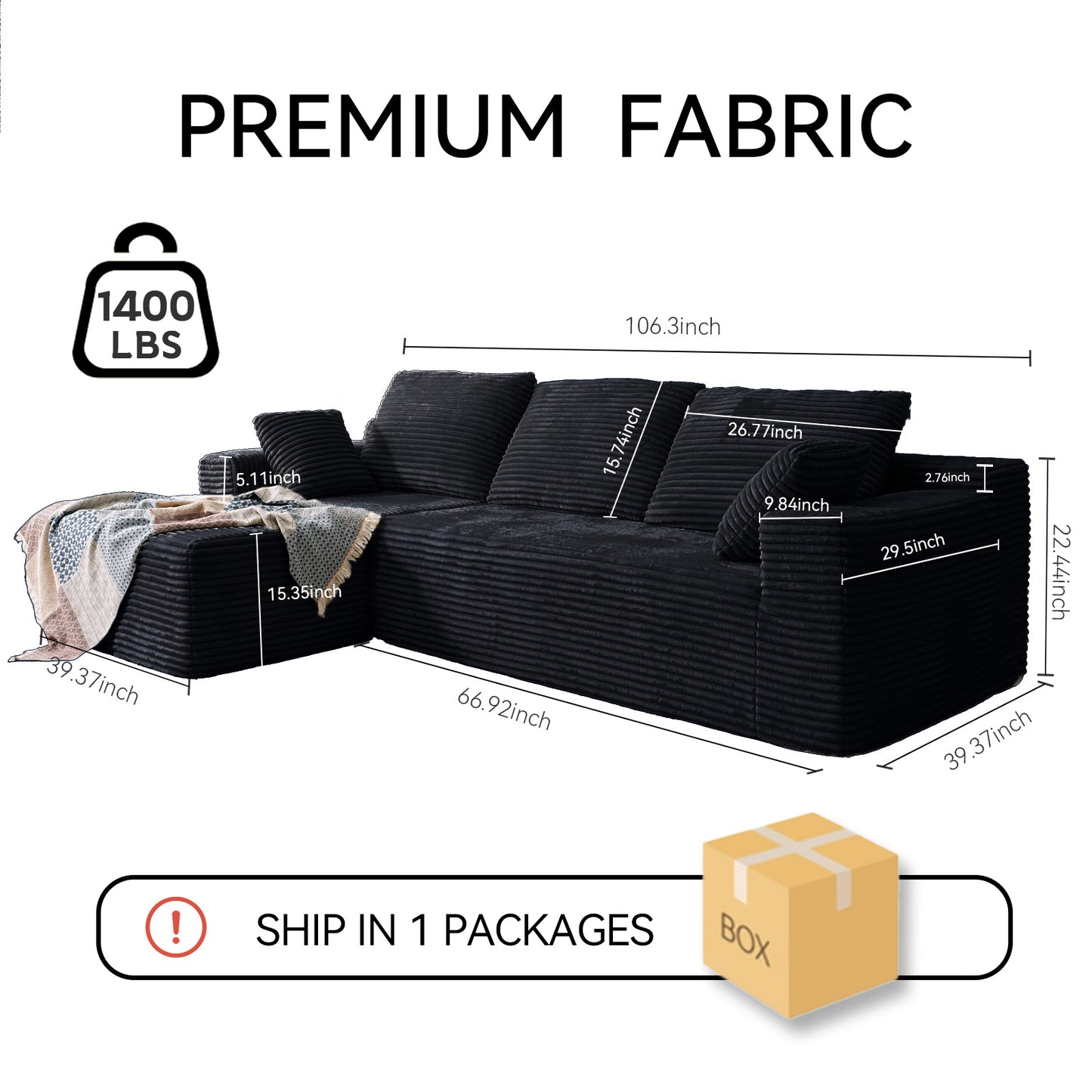 Sofa,Comfy Teddy Fleece Love Seat Couch,Extra Deep Seats Sofas,Tool-Free Setup Couch with 2 Pillows