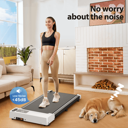 Walking Pad-Under Desk Treadmill for Home&Office,Patbrela Portable Walking Treadmill 2.5HP,3 in 1 Walking Pad for Walking Jogging Machine with 300 lbs Weight Capacity Remote Control LED Display