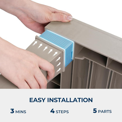 Chaise Lounge Chair Outdoor 1PCS - 5 Positions Adjustable Backrest, Waterproof, Easy Assembly, with 330lbs Weight Capacity for Pool, Resin