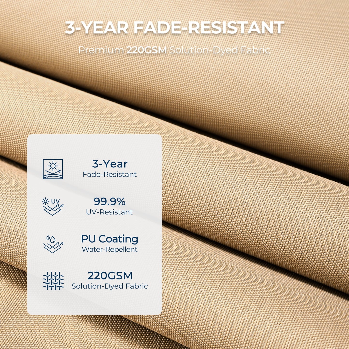 9FT Outdoor Solar LED Lighted Patio Umbrella with 8 LED Strip Lights & 8 Ribs, Convenient Crank Lift System,for Gargen,Yard,Home,Pool