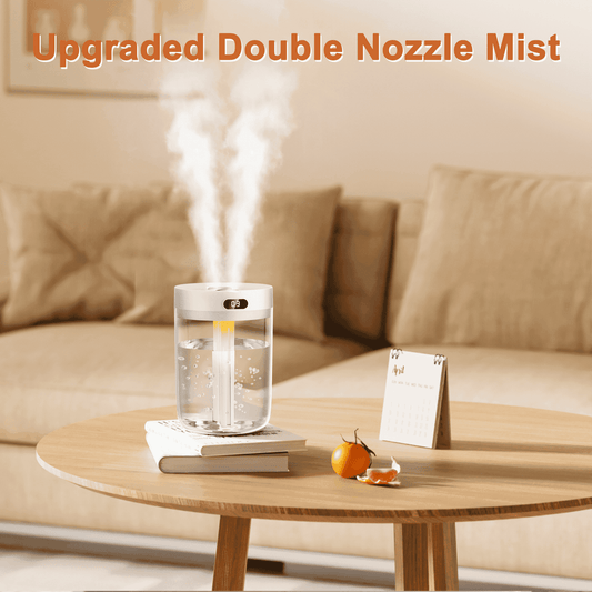 Patbrela Cool Mist Humidifier ,5L Essential Oil Diffuser , 5 in 1 Ultrasonic Aromatherapy Fragrant Oil Humidifier Vaporizer, Timer and Auto-off Switch