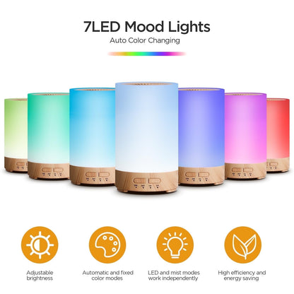 Patbrela Aromatherapy Diffusers Humidifiers，3.2 L Cool Mist Humidifiers with LED Display, 2/4/8-Hour Timed for Bedroom Home, Plants, Nursery, Office