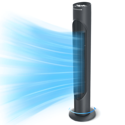 32"Tower Fan Oscillating Cooling Fan,3 Speeds 3 Wind Modes Timer,Standing Fan for Home,Bedroom & Office