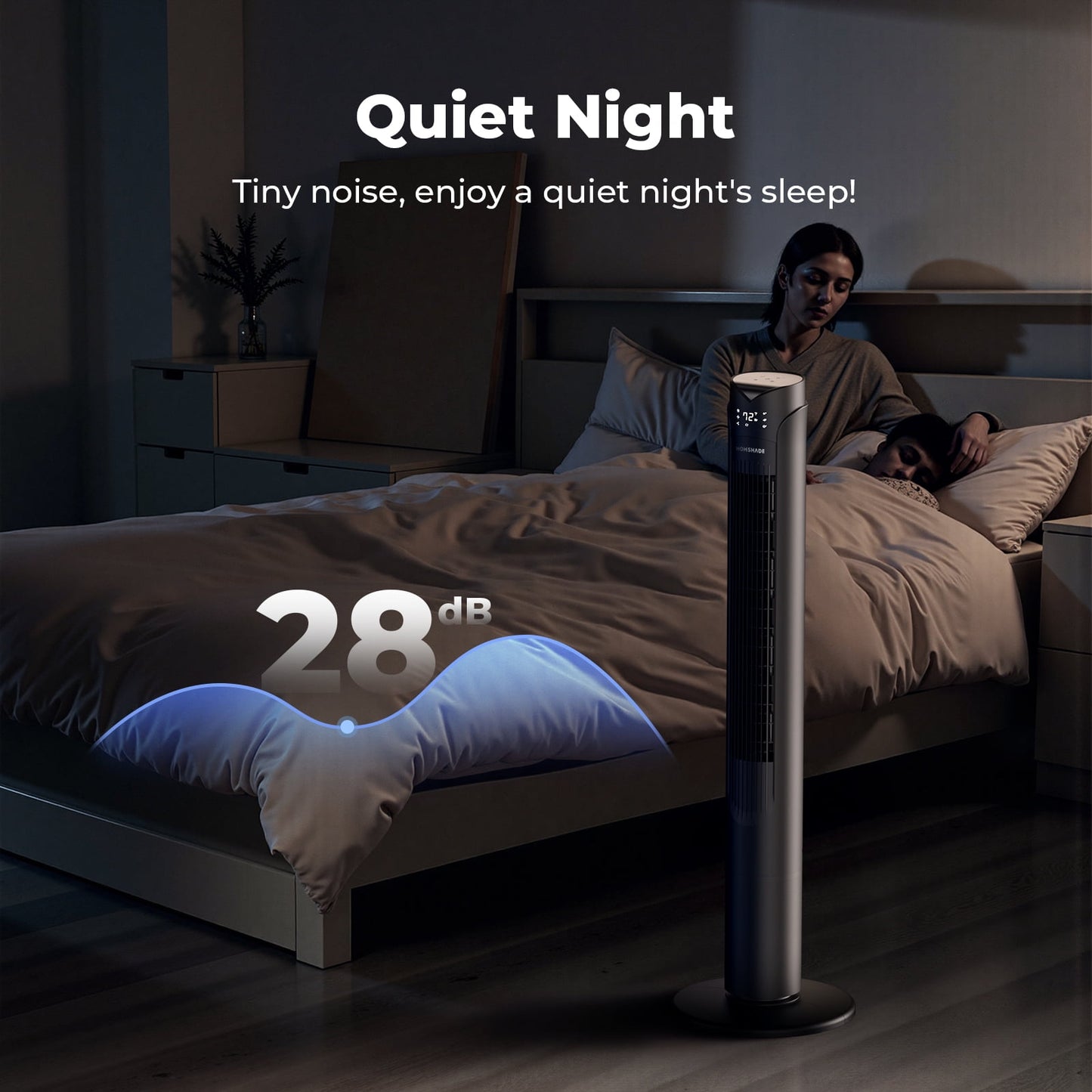 41Inch Tower Fan for Home,LED Display with Remote,90°Oscillating Fans,26 ft/s High Velocity,3 Speeds,12H Timer,3 Modes,For Home,Living Room,Office-Black